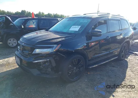 2022 Honda Pilot Awd Black Edition из США, поврежденный, VIN 5FNYF6H73NB068517